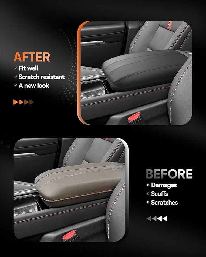 CDEFG for Chevrolet Traverse 2024 2025 2026 Center Console Cover Armrest Box Cover for Chevy Traverse (LT, Z71, High Country, RS) Accessories Console Arm Rest Protector