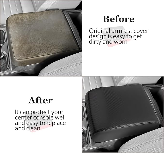 SKTU for 2024 2025 2026 Toyota Tacoma Center Console Cover 2024 2025 2026 Tacoma Armrest Cover 2024 2025 2026 Tacoma Center Console Pad Toyota Tacoma 2024 2025 2026 Accessories Console Cushion (Black)