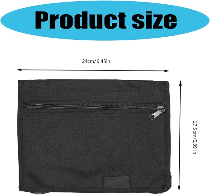 Car Glove Box Organizers with Multiple Pockets Portable Document Holder for Efficient Document Management & Storage Car Registration Holder