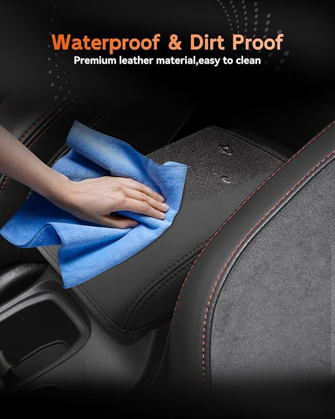 CDEFG for Subaru WRX 2024-2025 2026 Center Console Cover Armrest Box Cover for WRX (Premium, Limited, tS, GT) Accessories Console Arm Rest Protector -Only Fit 6 Speed Manual