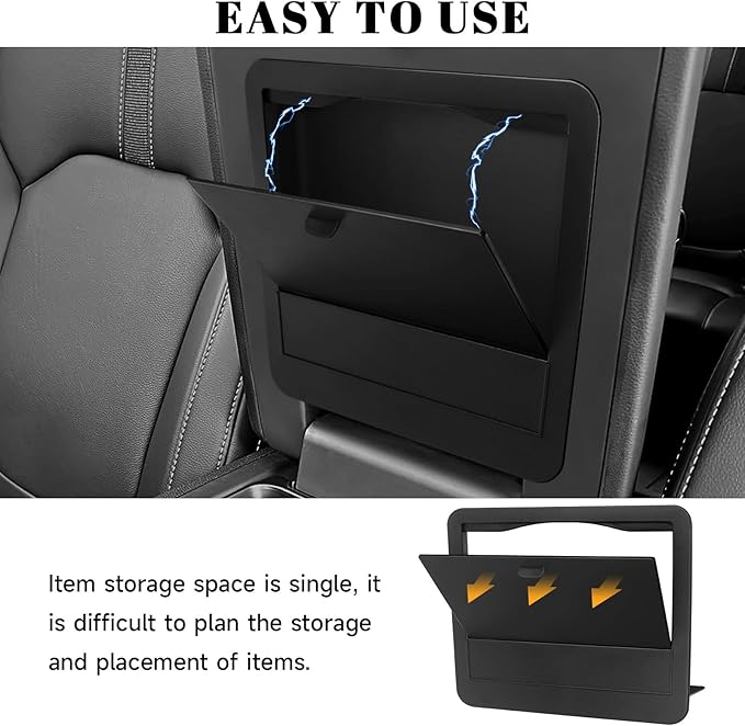PeakPurit 2PCS Center Console Organizer Compatible with Honda 2023 2024 2025 Pilot & 2024-2026 Passport & 2024 2025 Ridgeline Accessories Hidden Box Organizer