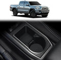 Central Control Gear Water Cup Silicone Case for 2016-2023 Toyota Tacoma Center Console Cup Holder Protector Interior Modification Accessories (Rear Gear Water Cup Mat)