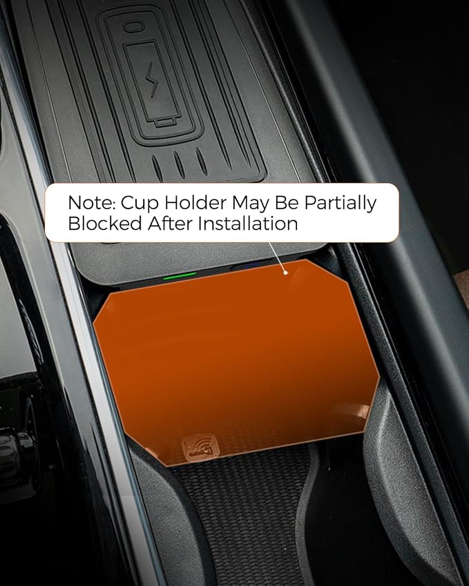COTAZA Wireless Car Charger Pad for Volvo XC90 S90 V90 XC60 V60 S60 2017–2023 2024 2025, Center Console Phone Charging for Volvo Car Interior Accessories