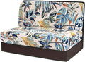RV Dinette Cushion Covers, Stretch Table Seat Slipcovers, Replacement Washable Camper Couch Cushion Slipcovers for Bench Seats, RV Camper Car 1 Backrest Cover & 1 Bench Cover,Plant 1