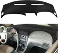 Yiz Dash Cover Mat for Ford Mustang Dashboard Pad Carpet (Black) J136