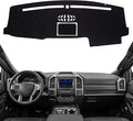 KEYOOG Dashboard Cover Dash Mat Fit for 2020-2015 Fo-rd F-150,2020-2018 Expedition (Only Vehicle with Dash Center Speaker Models),Car Dash Board Mat Anti-Glare Carpet,Non-Slip Pad (Black)