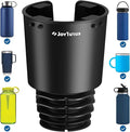 JOYTUTUS Upgraded Car Cup Holder Expander with Offset Base, Compatible YETI Ramblers, Hydro Flask, Large for Hold 18-40 oz Bottles and Mugs, Other in 3.4-3.8 inch