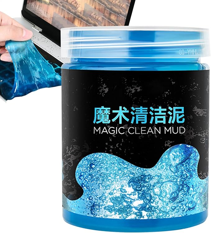 Car Cleaner Gel - Car Slime Cleaner Dust Cleaning Gel | Auto Interior Cleaning Slime | Eco-Friendly Non-Abrasive Auto Mud for Interior Leather Care Windshield Tire Maintenance Convertible Top Care