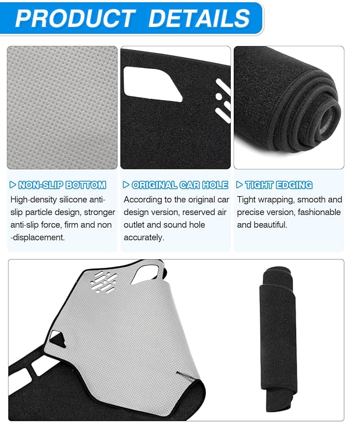 Cartist Dashboard Cover for Acura TL 2004-2008 Dash Cover with Non-Slip Backing,UV Protection Anti-Glare Dash Mat for Car Interior Accessories
