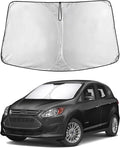 EcoNour Windshield Sunshade for Ford C-Max 2013–2019 | Custom Fit Front Window Sun Shade | Blocks Harmful UV Rays & Reduces Heat | Foldable Sun Visor with Storage Pouch