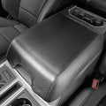 XITER 1PC Leather Center Console Armrest Box Cover Waterproof Cushion Pad for F150 2015-2020 F250 F350 F450 Super Duty 2017-2022 Expedition 2018-2023(Carbon Fiber)