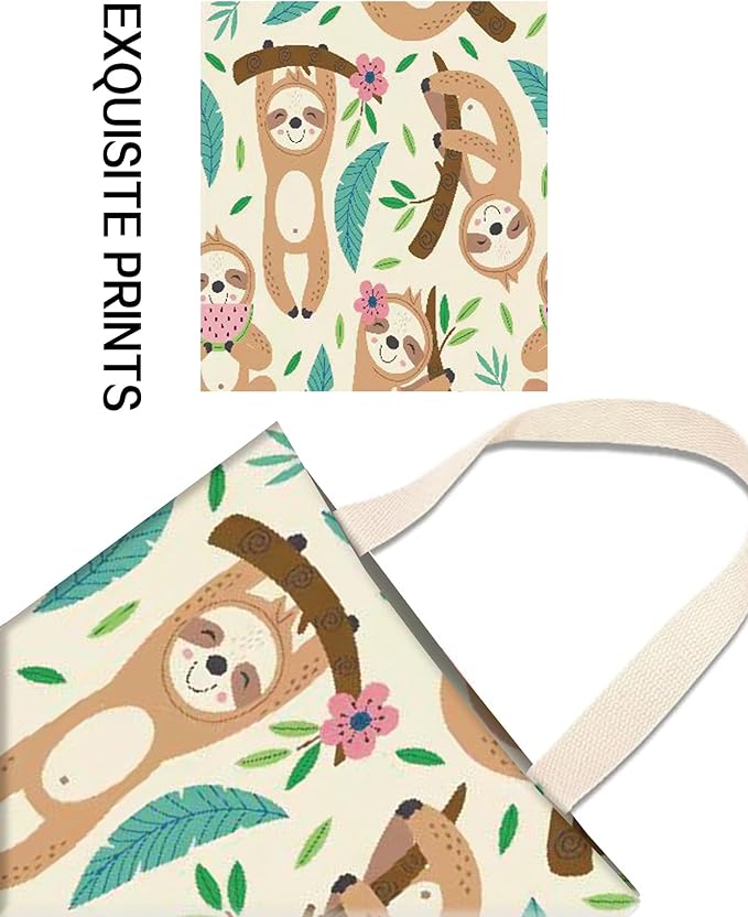 ANKVRP Car Garbage Can, Hanging Car Trash Can Bag for Back Seat Organizer, Cute Sloth