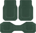 Cat® ToughLiner™ Car Floor Mats - Heavy Duty Trim to Fit Mat for Trucks - Car Mats & SUV Floor Liners for Car - All-Weather Truck Accessories & Odorless Rubber Automotive Mats - Green