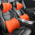 Car Headrest & Lumbar Support Cushion For Toyota Corolla Cross 2022 2023 2024, Ergonomic Car Seat Headrest Memory Foam Neck and Back Pillow Kit Breathable Removable for Driving Fatigue Relief