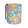 YANGDADA Retro Flowers Car Trash Can Small Portable Car Garbage Bag for Back Front Seat RV's Camping Accessories