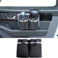 Car Water Cup Storage Bag Compatible with INEOS Grenadier 2020-2026, Co-Pilot Cup Holder Hanging Multi-Function Storage Bag Organizer Tray Interior Accessories (Gray)