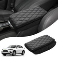 Autorder Center Console Cover for 2023-2025 2026 Honda HRV HR-V Accessories Armrest Cushion Cover Nappa Leather Middle Console Covers HRV Console Cushion Pad Anti-Scratch
