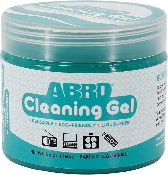 ABRO Car Cleaning Putty | Reusable Slime Removes Dust, Dirt, Crumbs | Multipurpose Vent, Cupholder, Keyboard Cleaner Gel