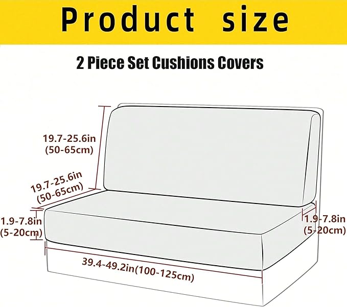 RV Dinette Cushion Covers, Stretch Table Seat Slipcovers, Replacement Washable Camper Couch Cushion Slipcovers for Bench Seats, RV Camper Car 1 Backrest Cover & 1 Bench Cover,Plant 3