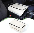 Center Console Armrest Cover Protector Pad Compatible with Toyota Tundra Sequoia 2022-2025 Leather Car Console Armrest Seat Cushion Waterproof Armrest Cushion Lid Interior Accessories (Style G)