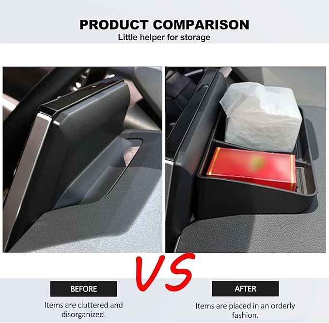 Nosxxus Center Console Dash Storage Tray Compatible with RAV4 2019-2022 2023 2024 Insert Storage Tray Secondary Interior Accessories-Not for New 10.5'' Multimedia Display