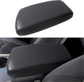 Asgohme Center Console Armrest Cover Compatible with Kia Optima 2016-2020 Accessories, Premium Leather Arm Rest Cover Pad, Car Middle Console Cover (Black)