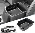 SKTU for 2021-2024 2025 2026 Kia Seltos Center Console Organizer 2024 2025 2026 Seltos Accessories Insert ABS Materials Tray 2025 Seltos Armrest Box Glove Secondary Storage Box with Coin and USB Hole