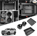 SKTU 3-Pack for 2026 Honda Passport Center Console Organizer for 2026+ Honda Passport Console Tray & Wireless Charging Mat & Cup Holder Honda Passport 2026 Accessories Console Non-Slip Pad