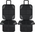 Musclez Car Seat Protectors, Car Seat Covers Waterproof 600D Fabric, Non-Slip Backing & 2 Mesh Pockets Carseat Protector for Baby Child Safety Seats, Pets, Automotive Interior Protection, Pack of 2