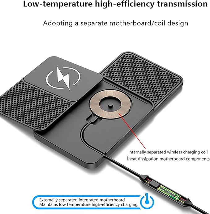Wireless Car Charger Pad for Subaru Outback 2015-2021,20W Fast Wireless Phone Charger Cell Phone Cordless Charging mat,Non-Slip Phone Charging,30cm Cable USB