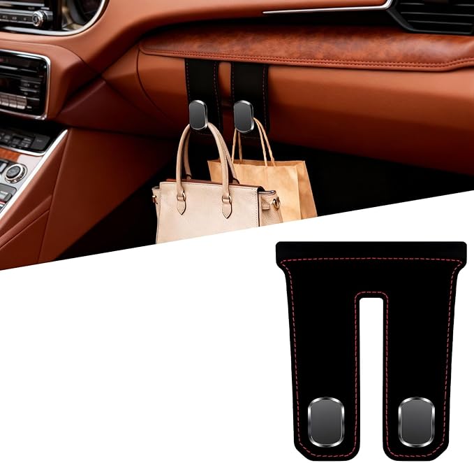 Glove Box Organizer for Car, Glove Box Hook Hanger Glove Compartment Organizer Purse Key Holder for Car Storage Hanging Accessories