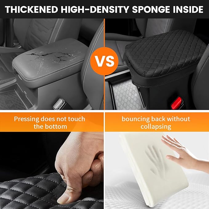 Custom Fit for Center Console Cover Nissan Frontier 2025 2024 2023 2022 Armrest Cover Center Console Pad Interior Accessories Car Armrest Seat Box Cover Protector