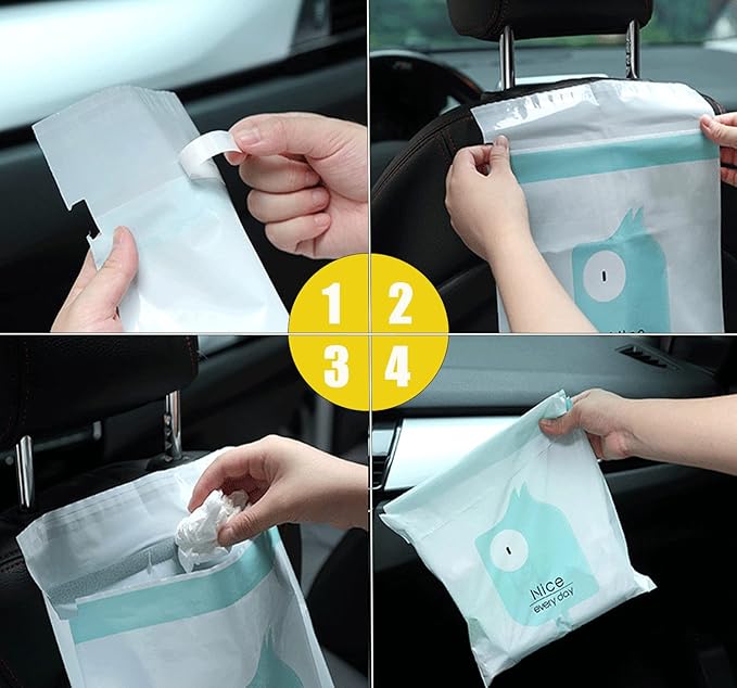 45pcs Car Trash Bag Disposable