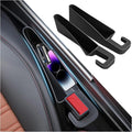 2026 Upgraded Short Car Seat Gap Filler Organizer with Storage Space,2PCS Car Seat Side Gap Filler for Storing Cell Phones,Keys,Cards,Cars Gaps Seats Fillers for Smaller Seats Gaps