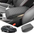 BIBIBO 2023 Accord Accessories Center Console Cover for 2023 2024 Honda Accord Arm Rest Cover 2024 2023 Honda Accord LX/EX/Hybrid Sport/Hybrid EX-L/Hybrid Sport-L/Hybrid Touring Armrest (Black-Pocket)
