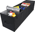 lebogner Auto Trunk Organizer With Insulated Cooler Compartments X-Large Vacation Trunk Cooler Box For Hot Or Cold Food While Traveling, Multipurpose Collapsible Car Accessories Storage Organizer