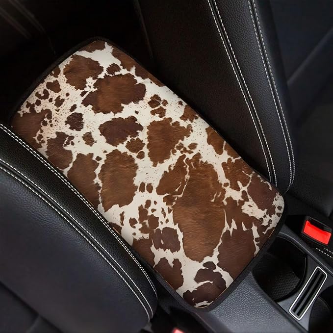 Biyejit Car Center Console Armrest Cushion Cover Pad Car Interior Decor Accessories Universal Fit for Sedan, Truck, SUV