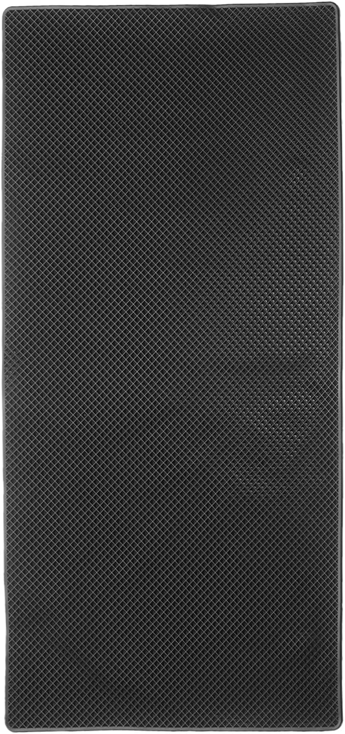 HARFINGTON Car Dashboard Anti-Slip Mat 15.7" x 8" Universal Sticky Dash Pad Washable Reusable Car Non-Slip Mats for Phone Keys Sunglasses Electronic Devices, Black