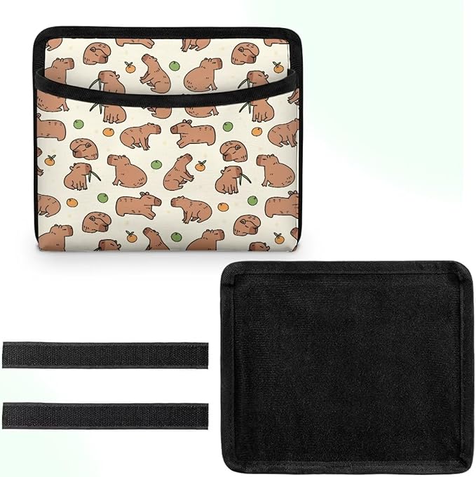 Capybara Car Organizer Storage Between Seats Front Back Seat Storage Pocket for Car Universal Auto Console Door Window Storage Bag for Interior Organizer Holder for Phone Sunglasses