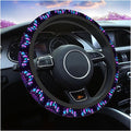 Swono Dream Catcher Feathers Steering Wheel Covers 15" Inch American Dream Catcher Feathers Universal Fit Most Car Sedans SUVs Comfort Grip Comfortable Neoprene Breathable Steering Wheel Protector