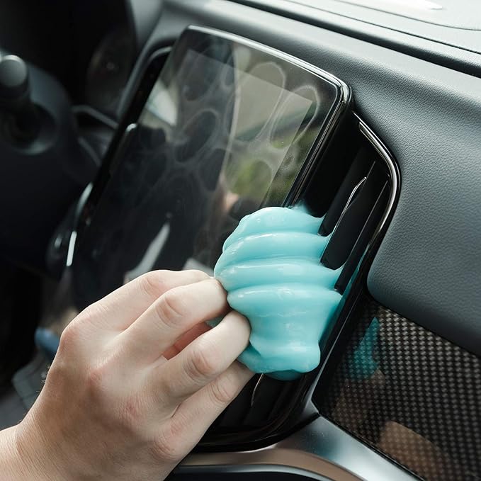 FENZA Eco-Friendly Magic Cleaning Gel Reusable Car Vent Cleaner Accesorios para Carro Perfect for Mud Dust PC Keyboard Auto Dashboard Dust Remover Putty Special Cleaning Material
