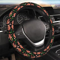 Cute Sloth Steering Wheel Cover for Women Men Girls, Car Accessories Decor Thickened Anti-Slip Auto Steering Wheel Covers Protector Universal Fit 15 Inch for Cars, Truck, SUV