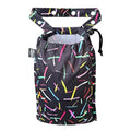 RMMOORORO Cute Hanging Car Trash Garbage Bag 100% Leakproof Waterproof Multipurpose for Car Back Front Seat Console with Hanging Strap (Colorful Lines)