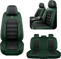 AREKA 5 Seat Covers for Subaru Crosstrek 2016-2026 Breathable Car Seat Covers,Anti-Slip Waterproof Car Seat Protectors with Airbag,Automotive Vehicle Cushion with Storage Pockets (Standard,Green)