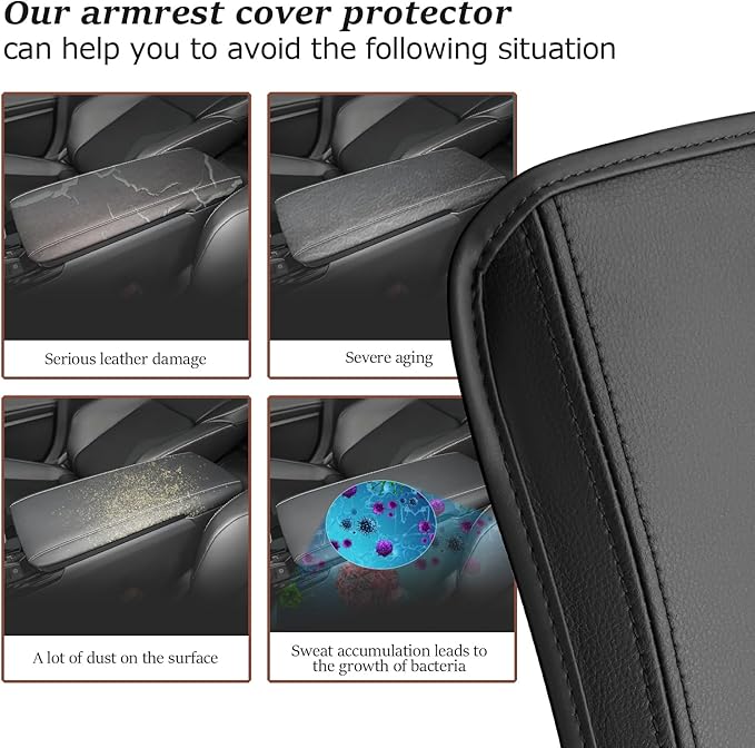 SKTU 2025 2026 Camry Accessories Center Console Cover for 2025 2026 Toyota Camry Armrest Cover 2025 2026 Camry (LE/SE/XLE/XSE) Armrest Pad 2025 2026 Camry Hybrid Accessories Center Console Cushion