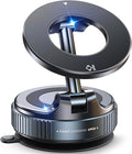 Magnetic Suction Cup Phone Mount for Magsafe, 360° Adjustable Magnetic Car Phone Holder, Pocket Size Foldable Car Mount, Cell Phone Holders for Your Car for iPhone 17 16 15 14 13 12 Series