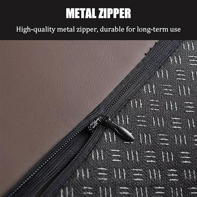 Car Armrest Covers for Hyundai Kona EV 2019 2020 2021 2022 2023 2024 2025 Premium Leather Center Console Armrest Cushion Pad Anti-Scratch Soft Support for Elbow Auto Interior Accessories