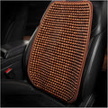 TOMSE Car Seat Chair Back Cushion for Toyota RAV4 Prime 2025, Wooden Beads Ventilate Mesh Lumbar Brace Strong Durable Relieve Fatigue Summer Interior Accessories,A-Backrest