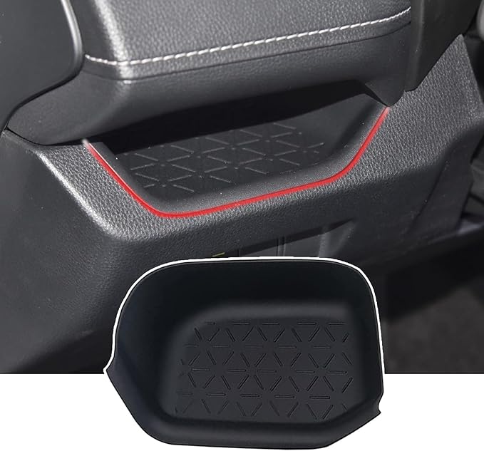 for 2023 RAV4 Driver Storage Box Organizer Mat Driver's Interior Insert Tray Center Console Organizer Tray Compatible with Toyota RAV4 2023 2022 2021 2020 2019 Accessories (Driver Organizer Mat)