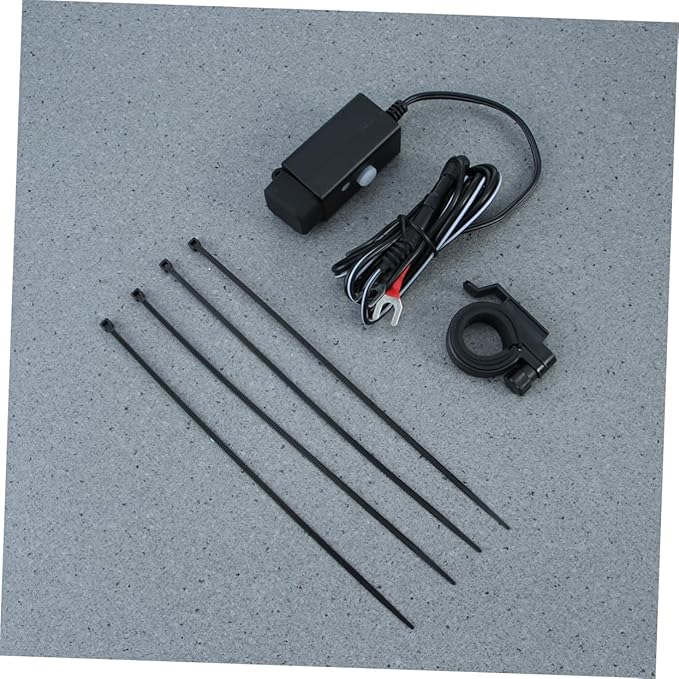 Dual USB Socket Set for Motorcycles Car Charger USB Waterproof and Durable Design
